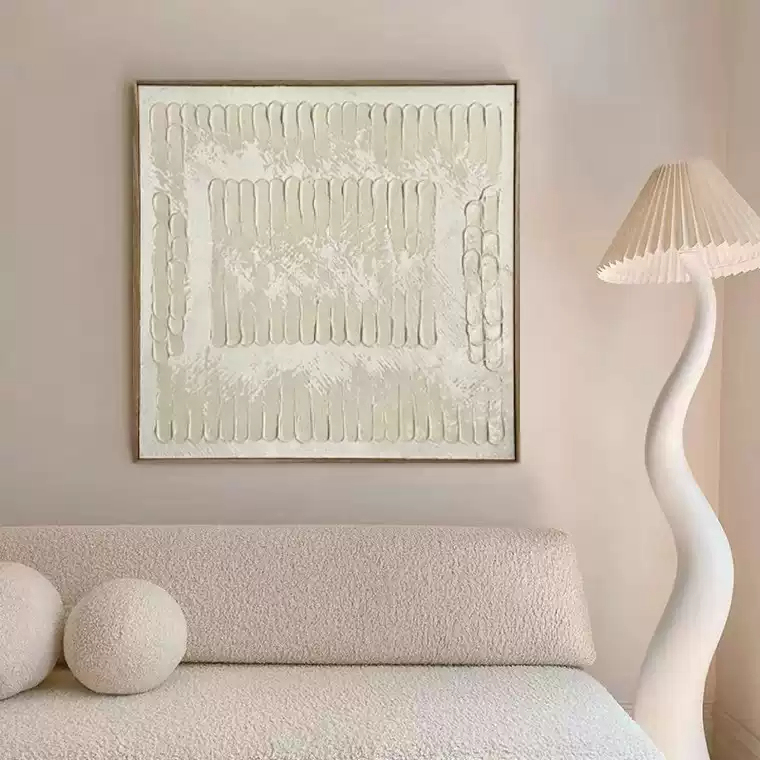 Contemporary Minimalist Art Painting hand - painted #HM1488