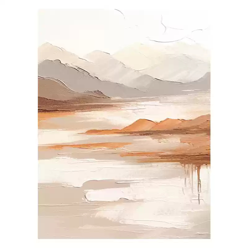 Wabi-Sabi Art Painting hand - painted #HM310