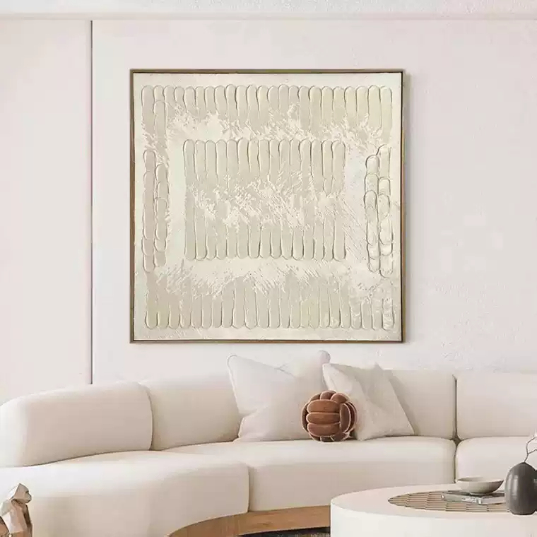 Contemporary Minimalist Art Painting hand - painted #HM1488