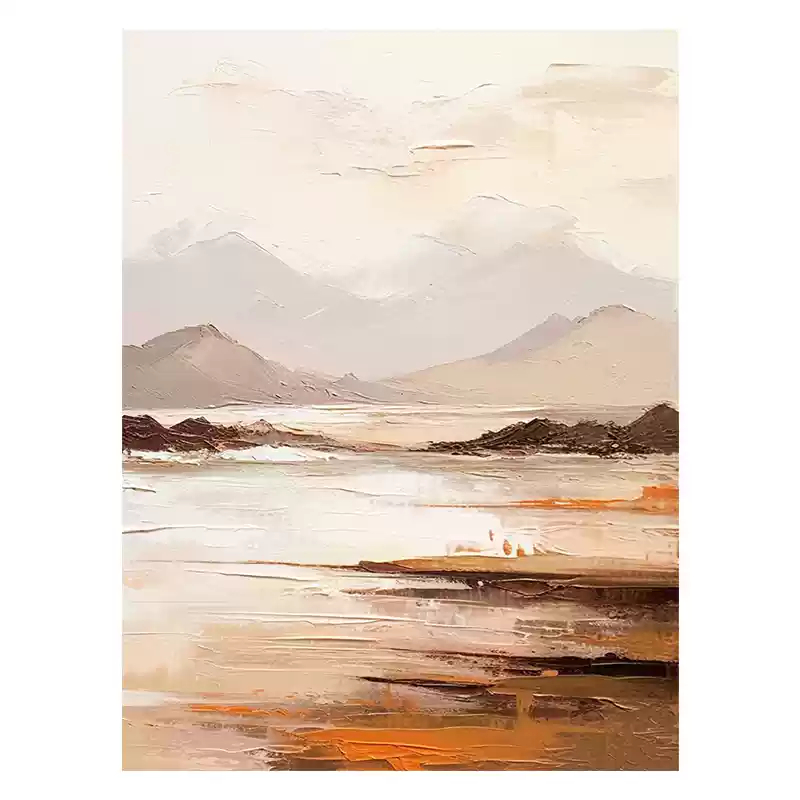 Wabi-Sabi Art Painting hand - painted #HM310