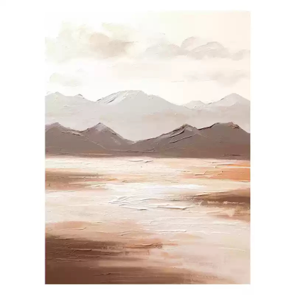 Wabi-Sabi Art Painting hand - painted #HM310