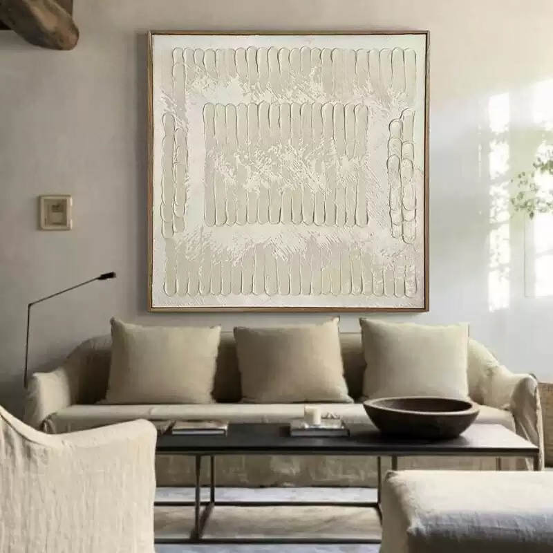 Contemporary Minimalist Art Painting hand - painted #HM1488