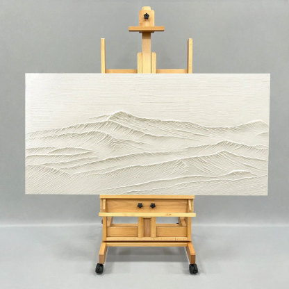 Plaster Art Painting hand - painted #HM1469