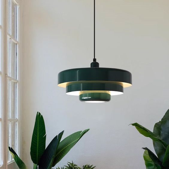 Vintage Iron Single Head Bauhaus Pendant Light-yohoLight