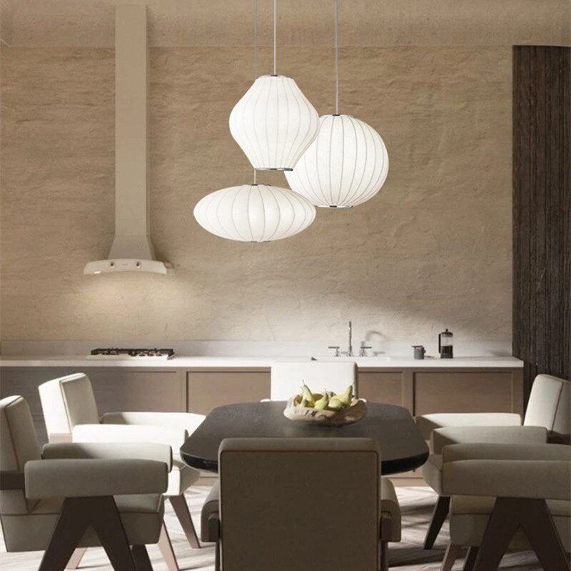 White Bubble Minimalist Pendant Light-yohoLight