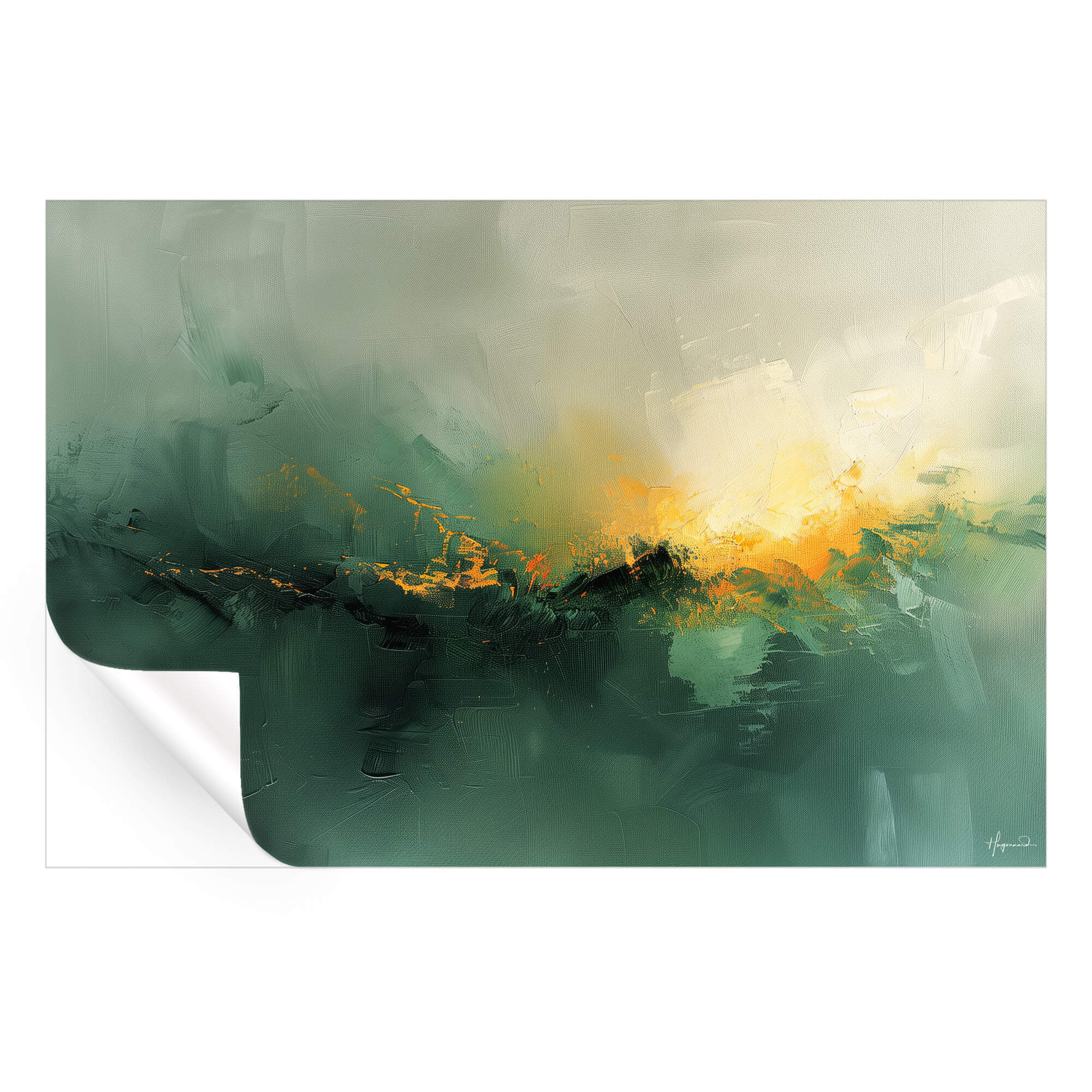 Abstract Landscape Wall Art ArtFab Print #HM1876