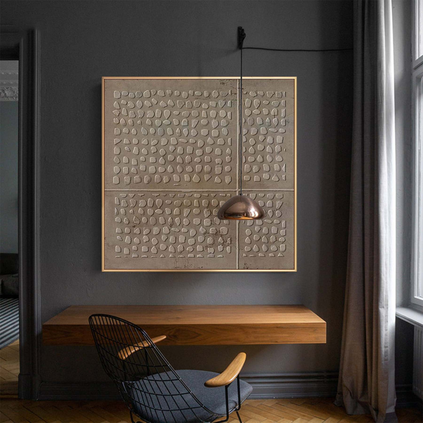 Wabi-Sabi Art Painting hand - painted #HM456-Homemural