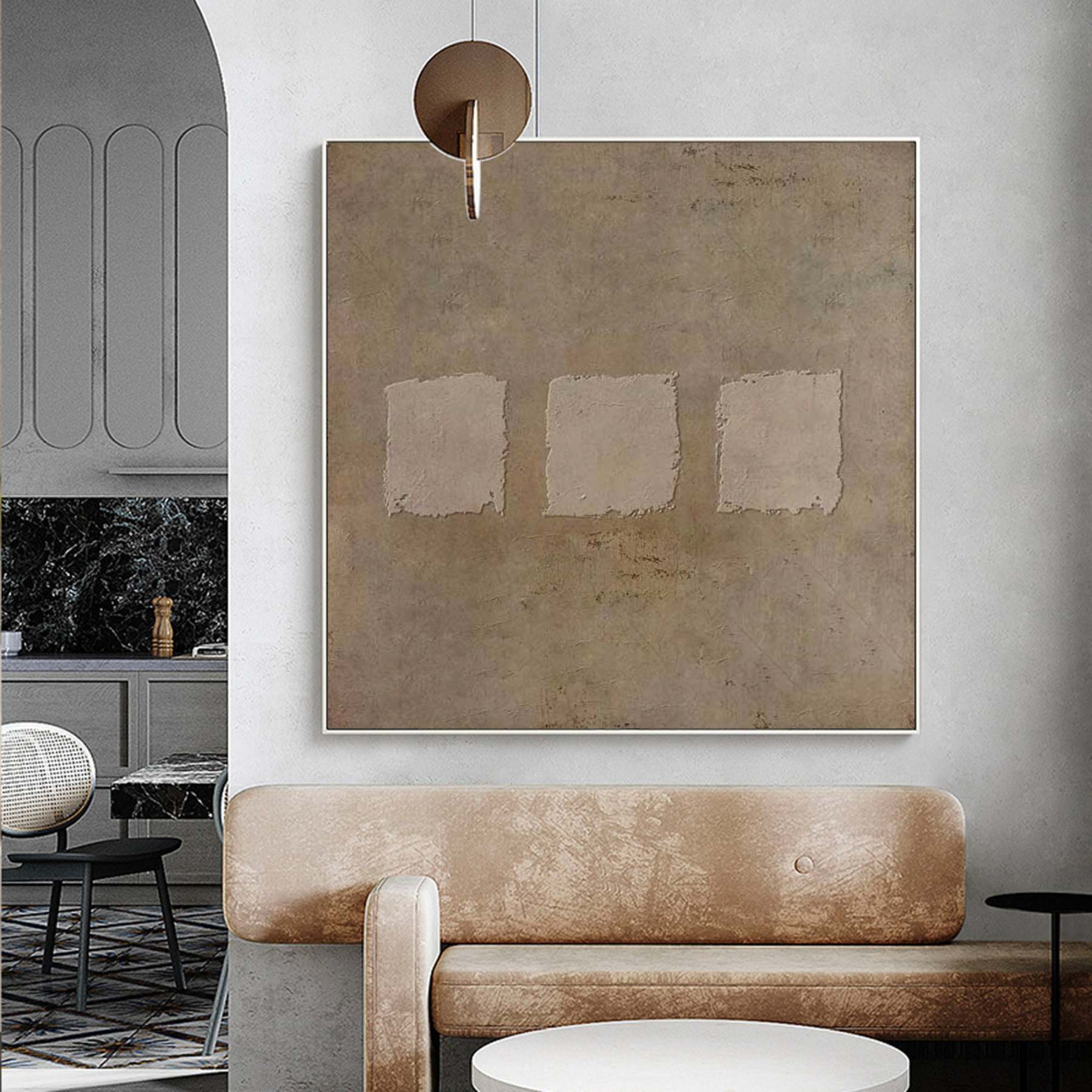 Wabi-Sabi Art Painting hand - painted #HM884-Homemural