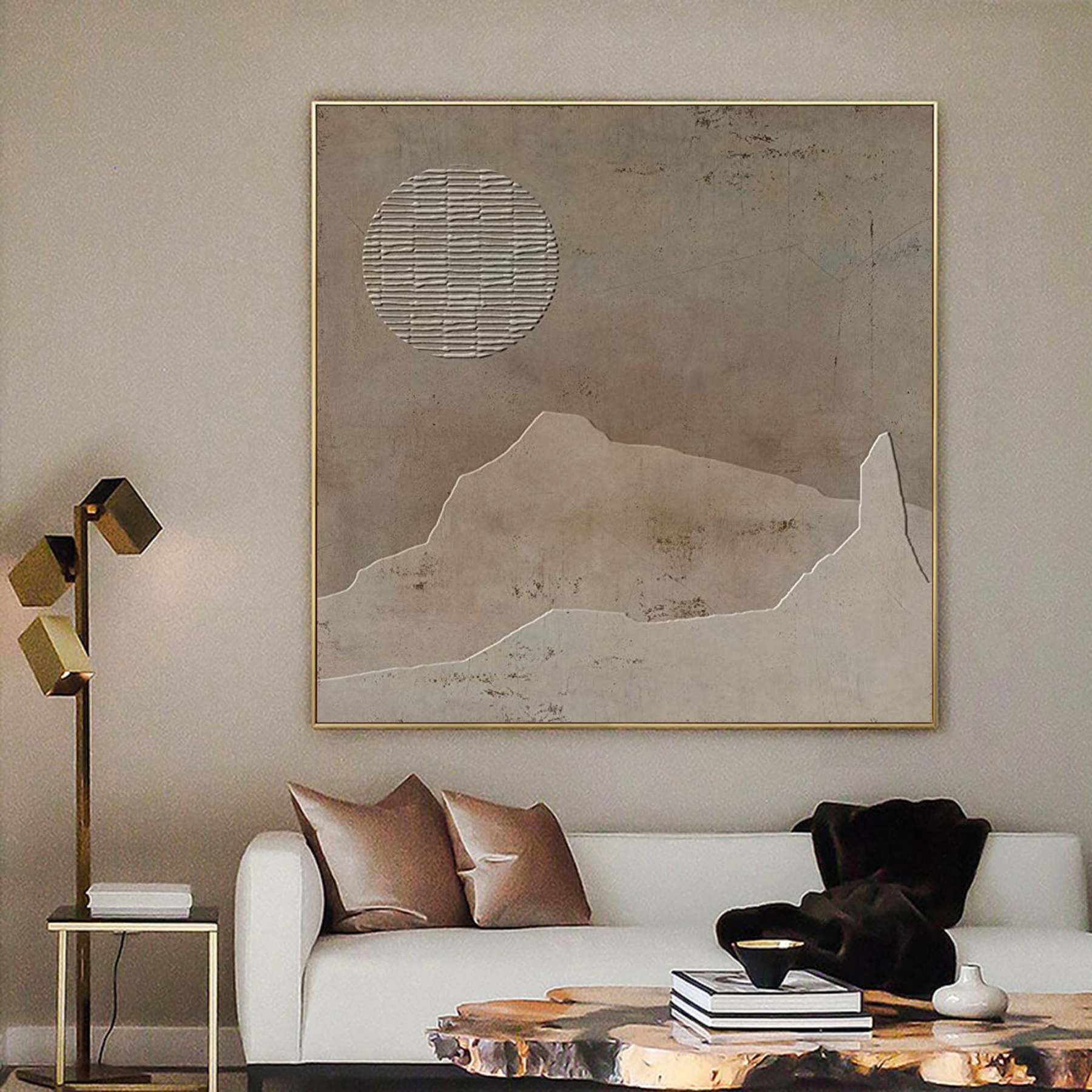 Wabi-Sabi Art Painting hand - painted #HM62-Homemural