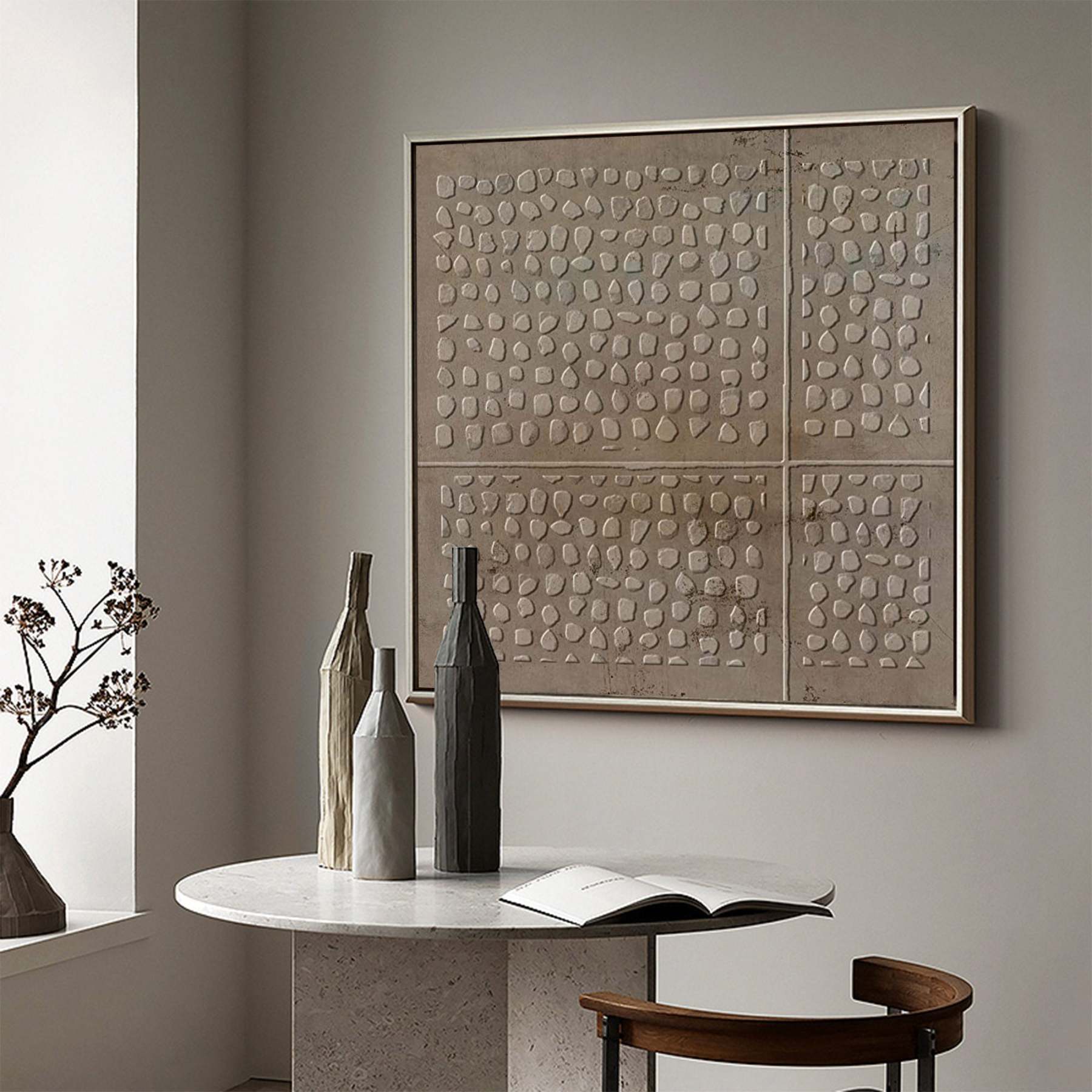 Wabi-Sabi Art Painting hand - painted #HM456-Homemural