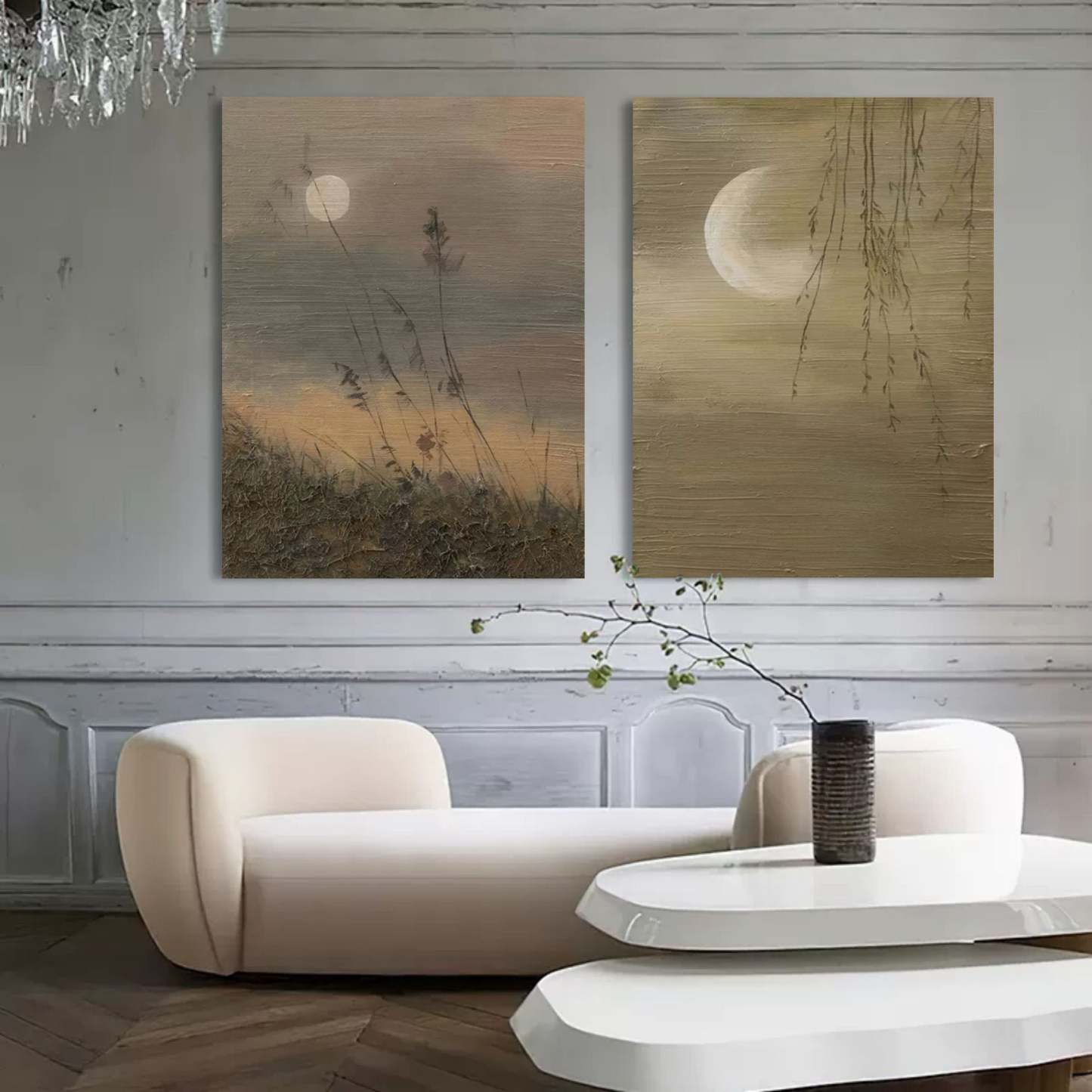 Abstract Painting Set Of 2 #SP108-Homemural