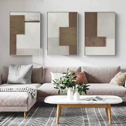 Abstract Painting Set of 3 #SP009-Homemural