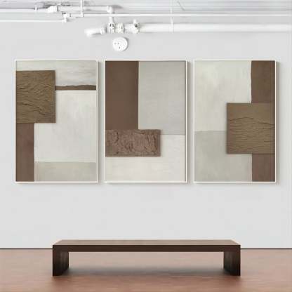 Abstract Painting Set of 3 #SP009-Homemural