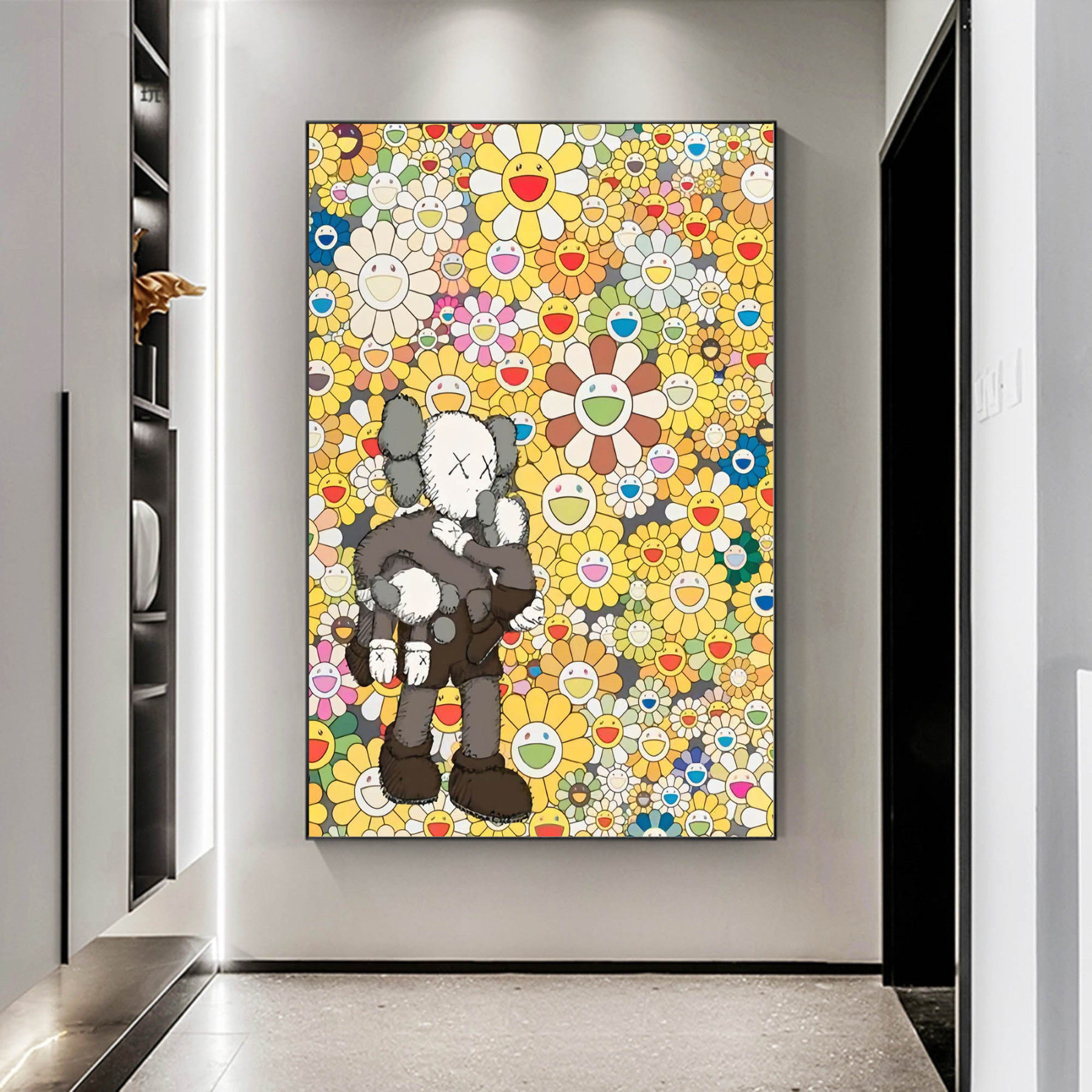 Pop Art Painting hand - painted #HM346-Homemural