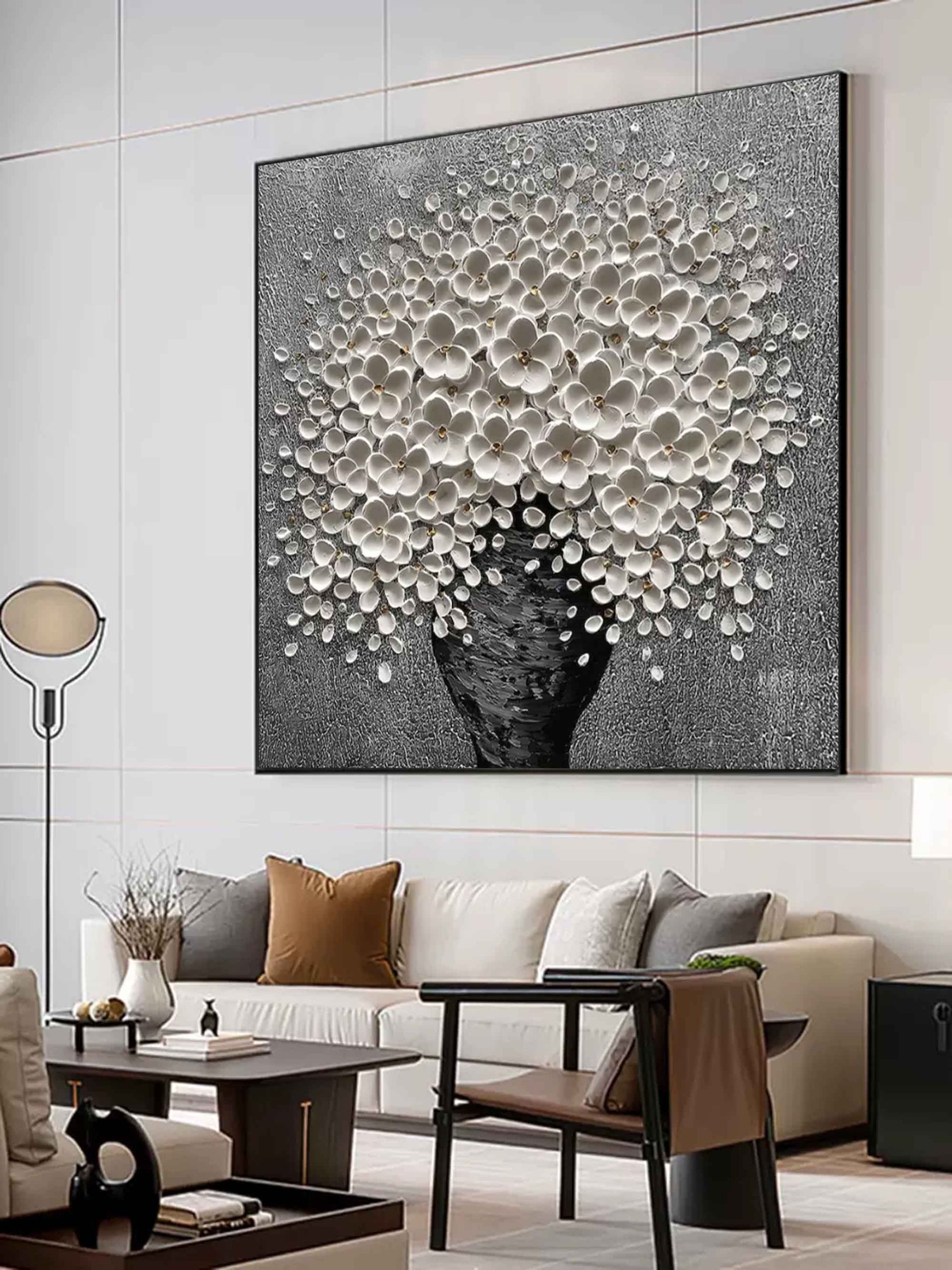 Contemporary Minimalist Art Painting hand - painted #HM678-Homemural