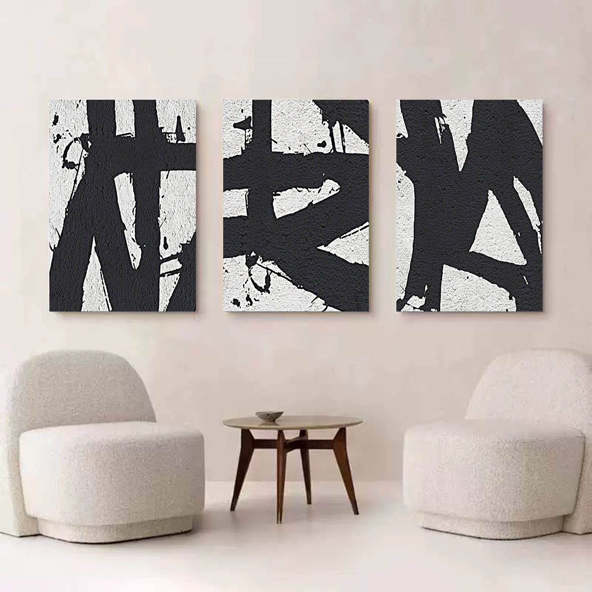 Abstract Painting Set of 3 #SP075-Homemural