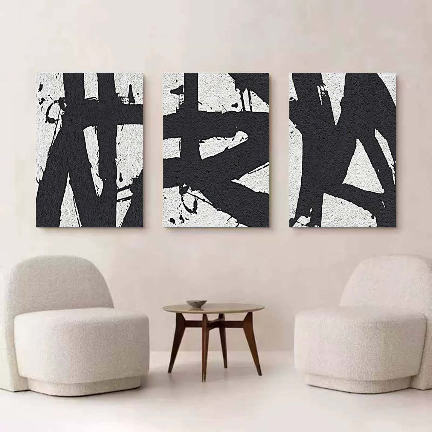 Abstract Painting Set of 3 #SP075-Homemural