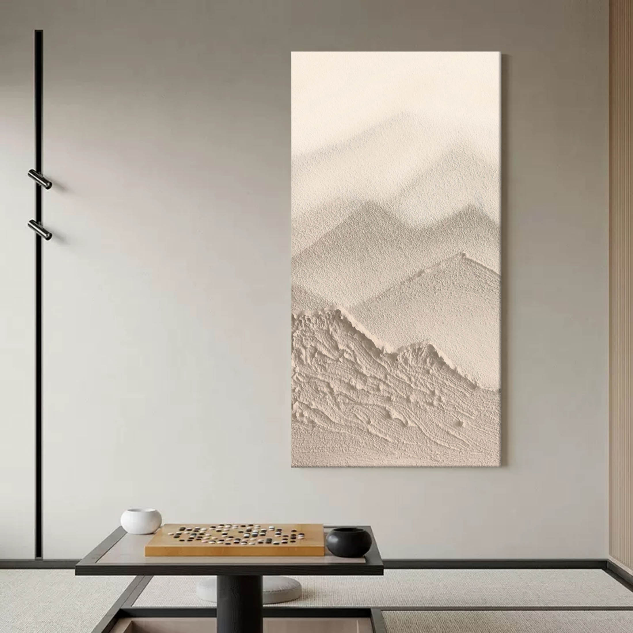 Plaster Art Painting hand - painted #HM400-Homemural