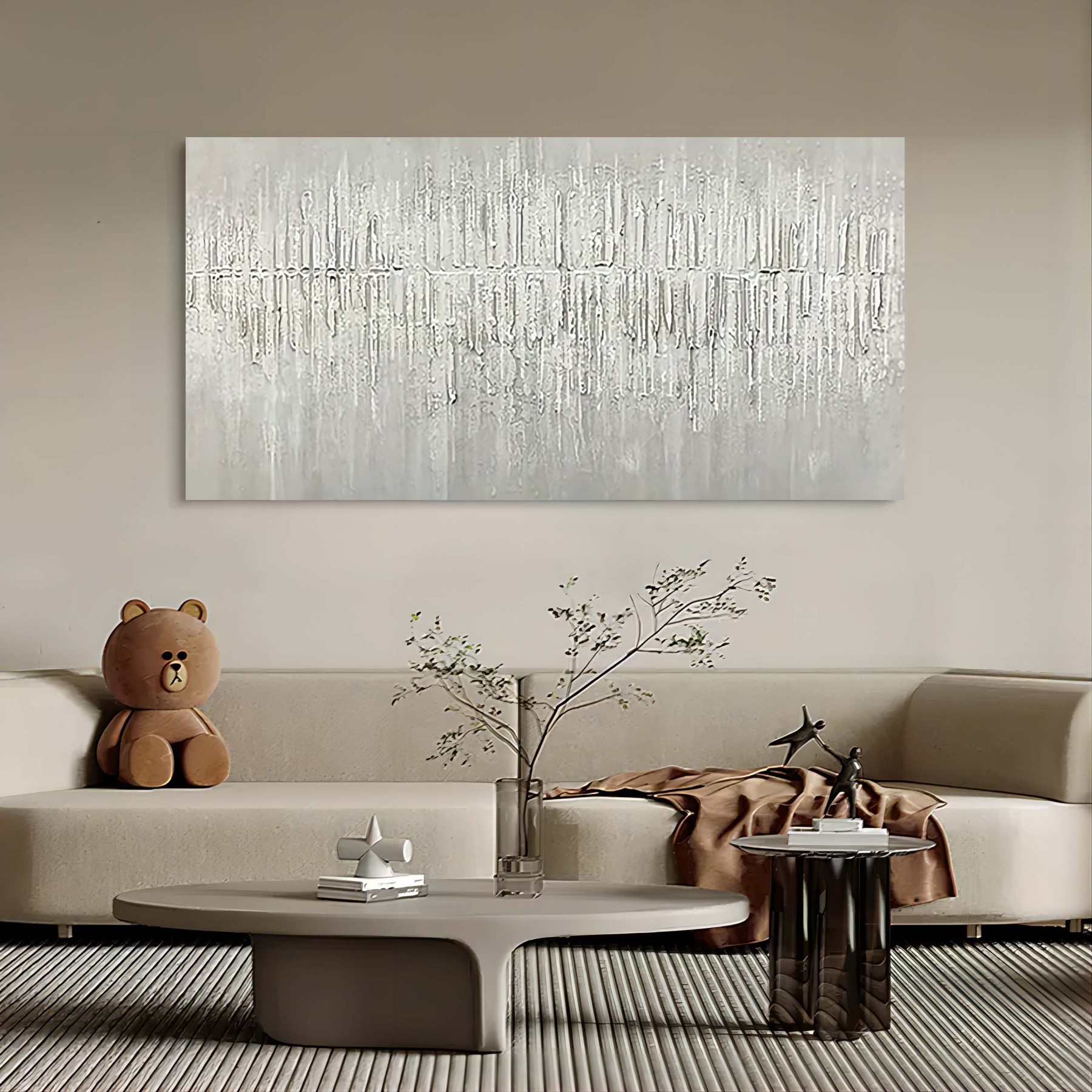 Wabi-Sabi Art Painting hand - painted #HM86-Homemural