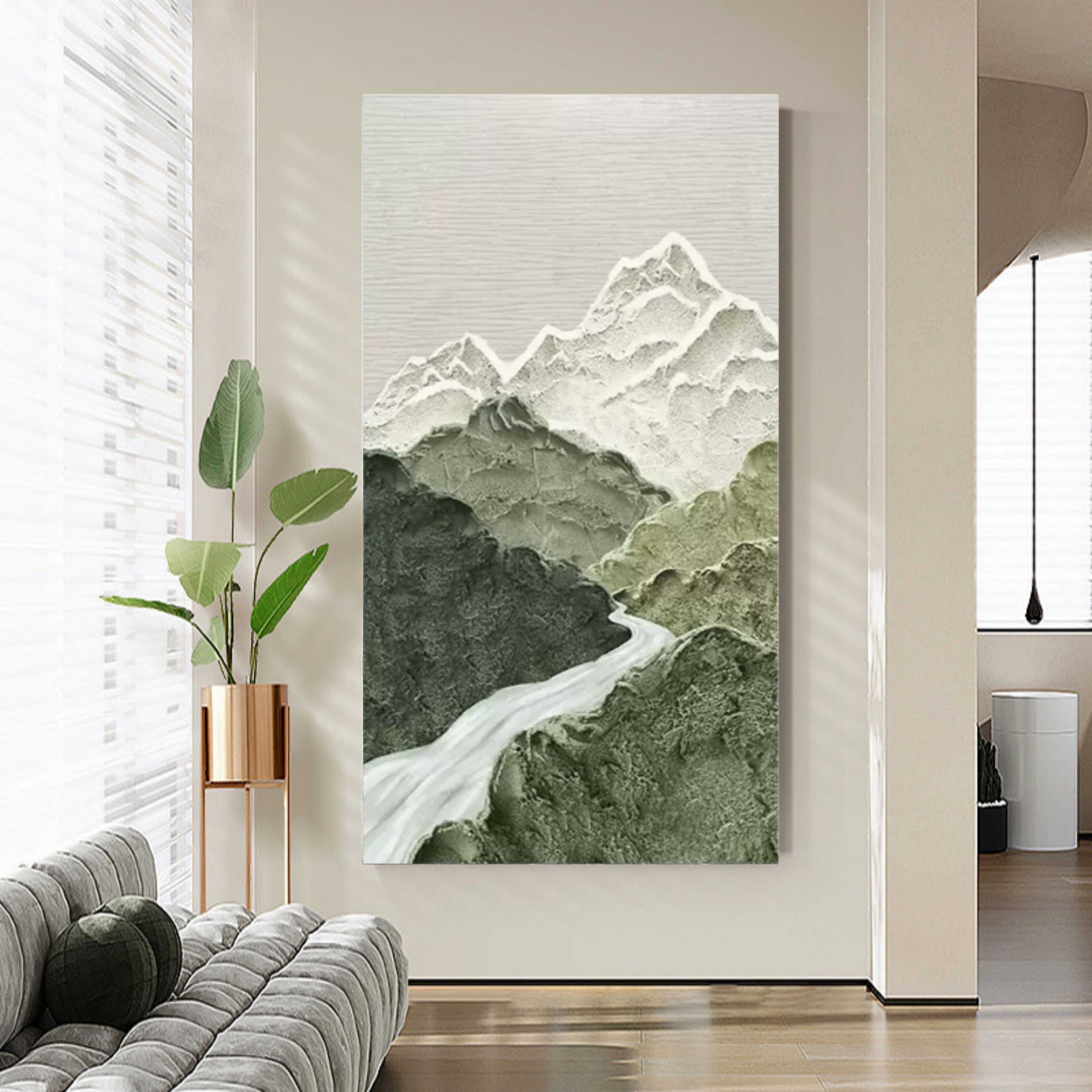 Wabi-Sabi Art Painting hand - painted #HM61-Homemural