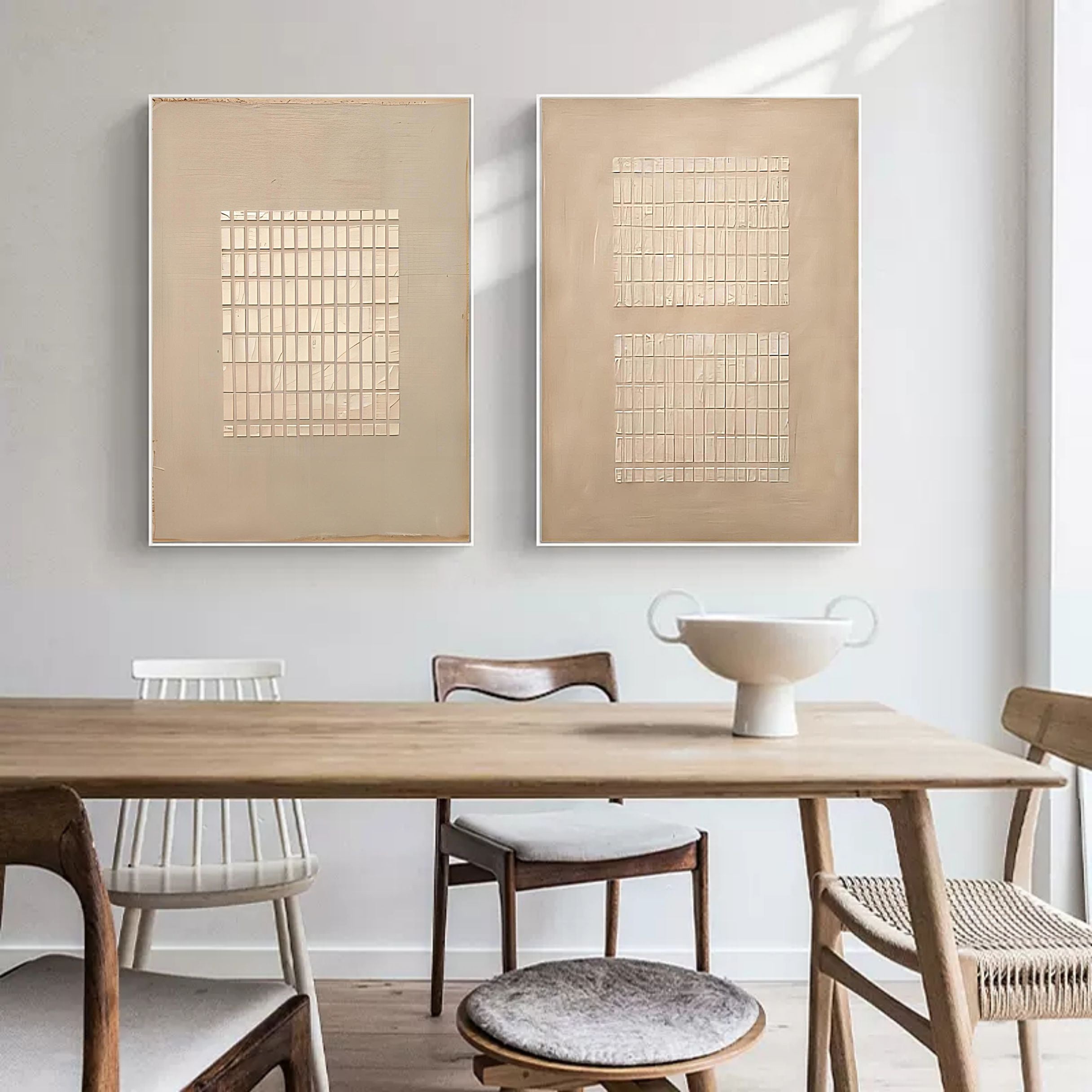 Abstract Painting Set Of 2 #SP070-Homemural