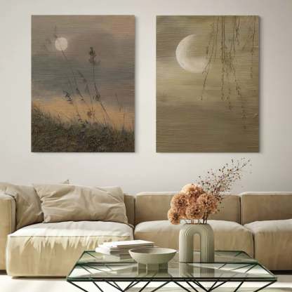 Abstract Painting Set Of 2 #SP108-Homemural
