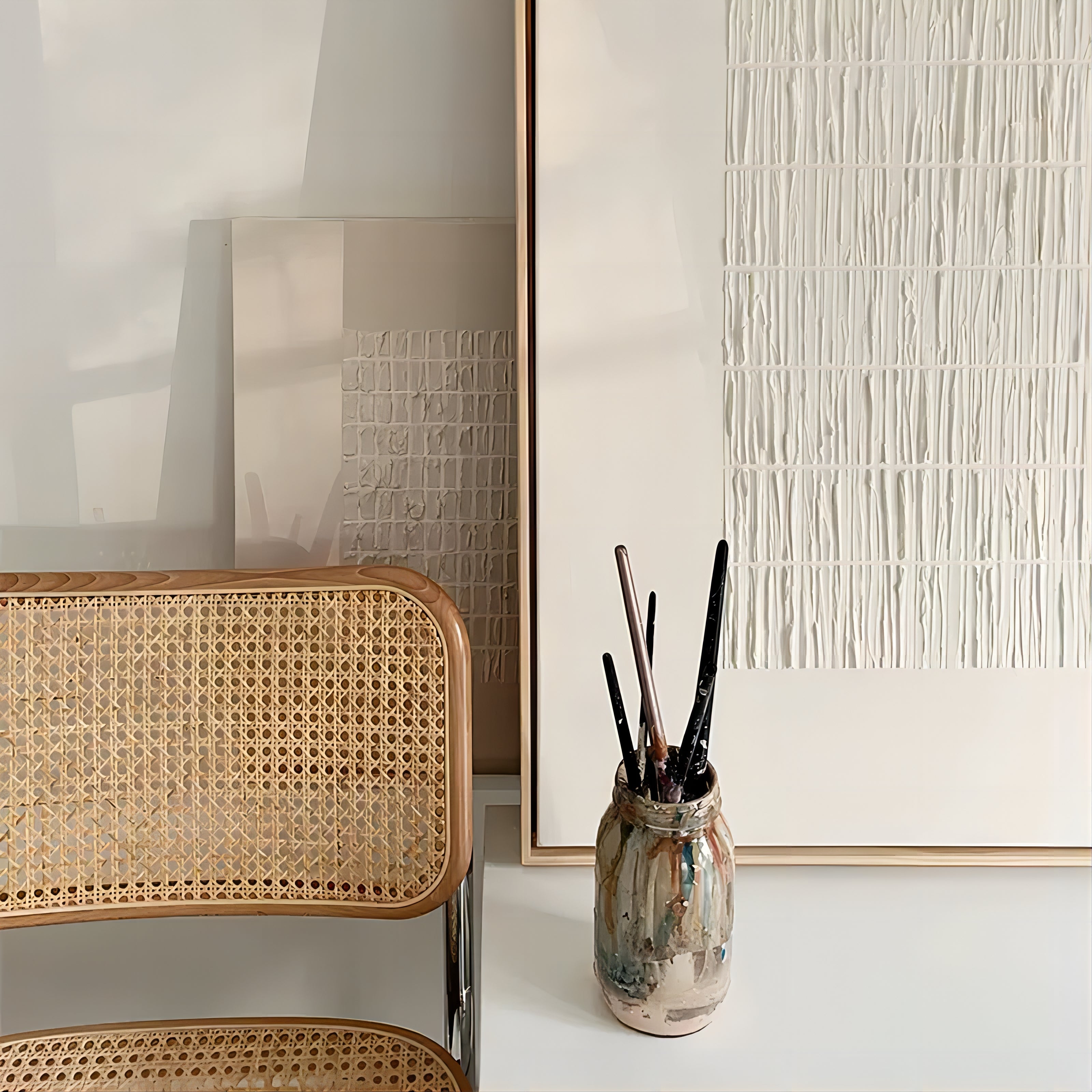 Abstract Painting Set Of 2 #SP001-Homemural