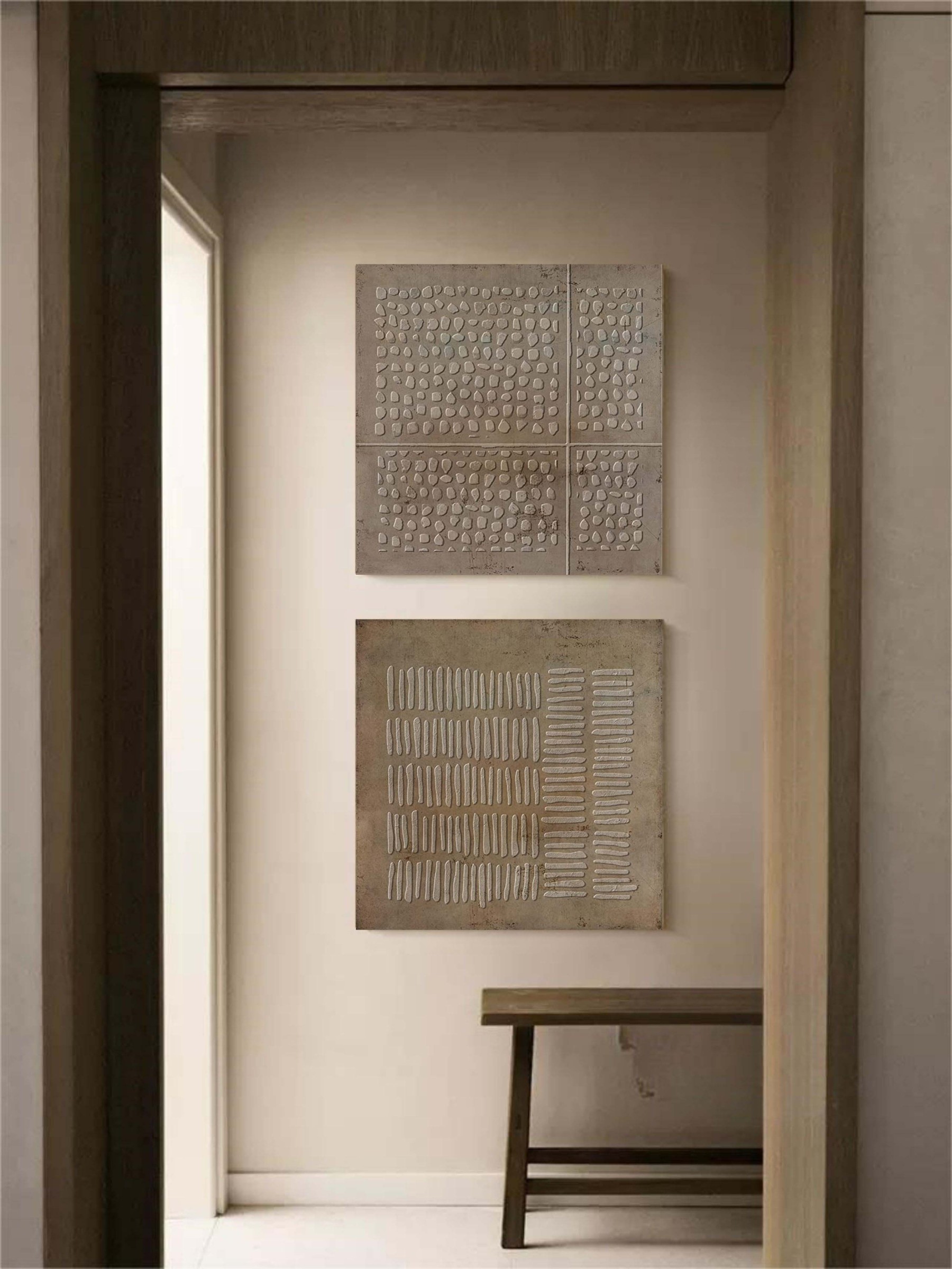 Abstract Painting Set Of 2 #SP066-Homemural