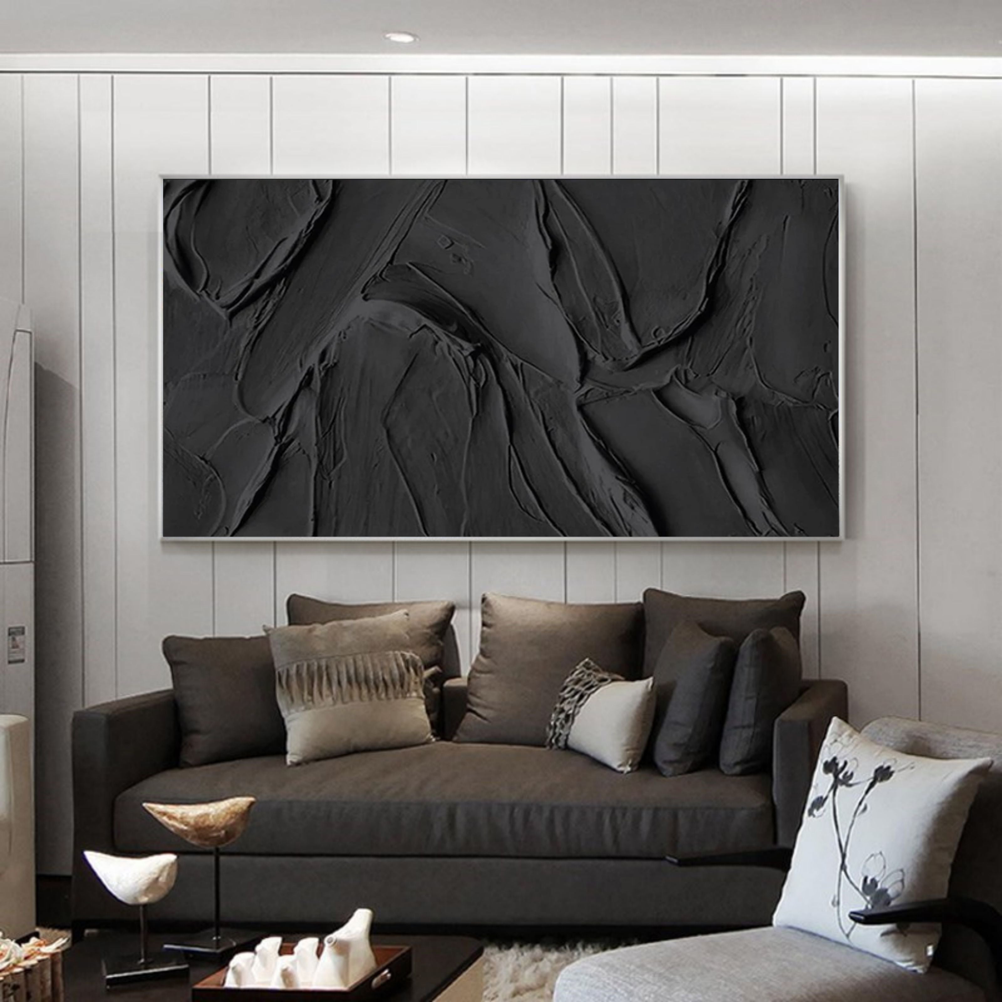 Plaster Art Painting hand - painted #HM107-Homemural