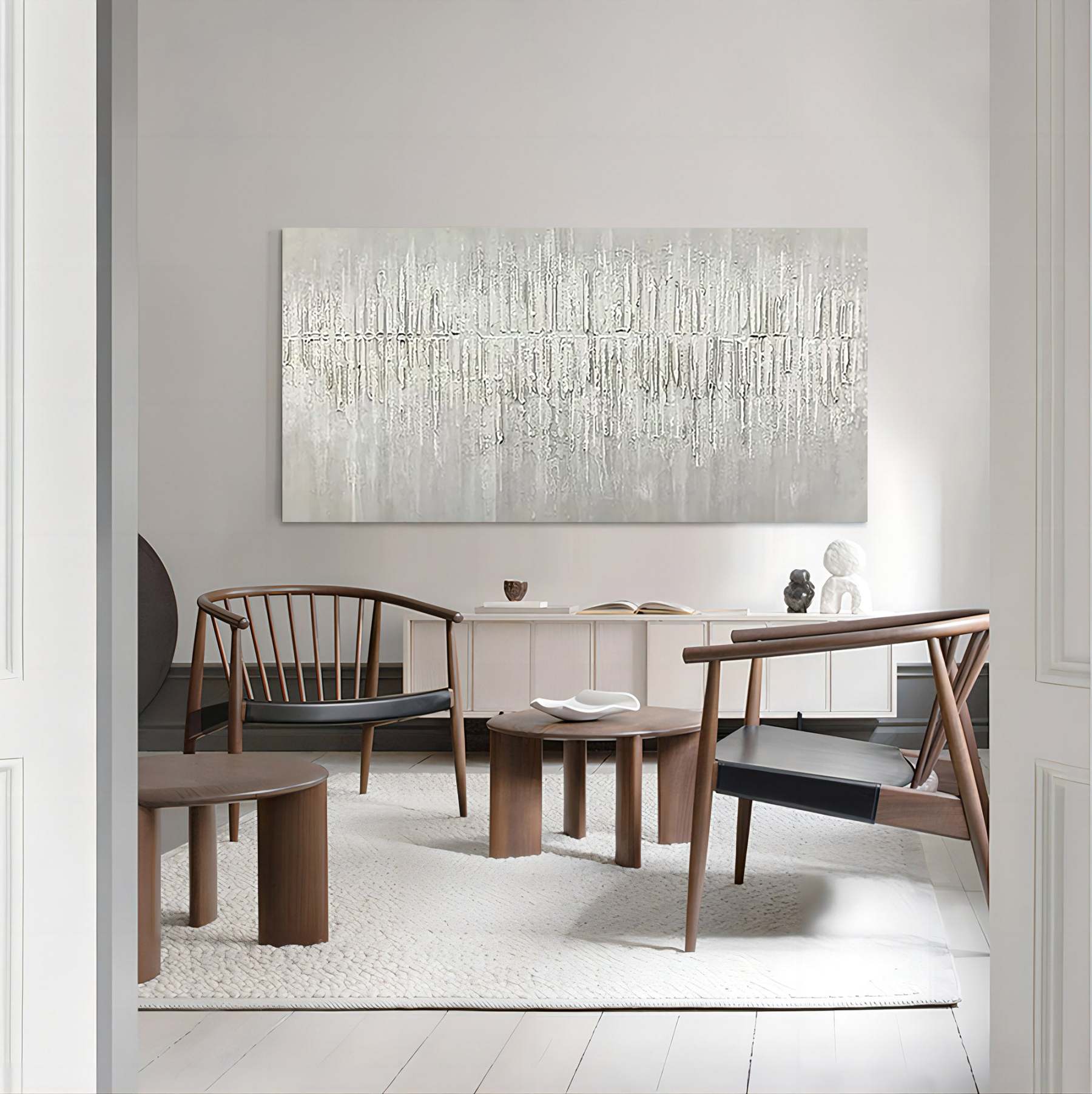 Wabi-Sabi Art Painting hand - painted #HM86-Homemural