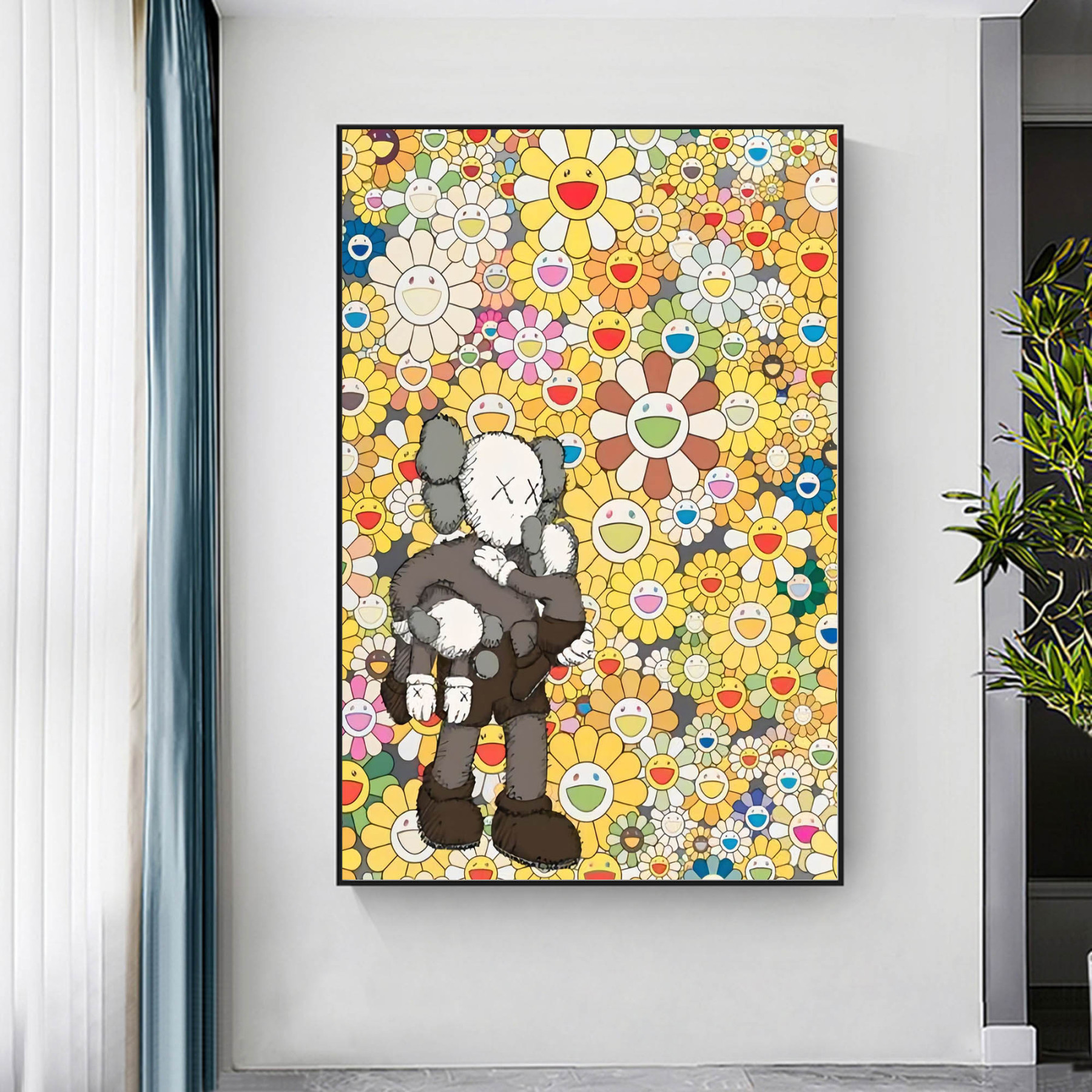 Pop Art Painting hand - painted #HM346-Homemural