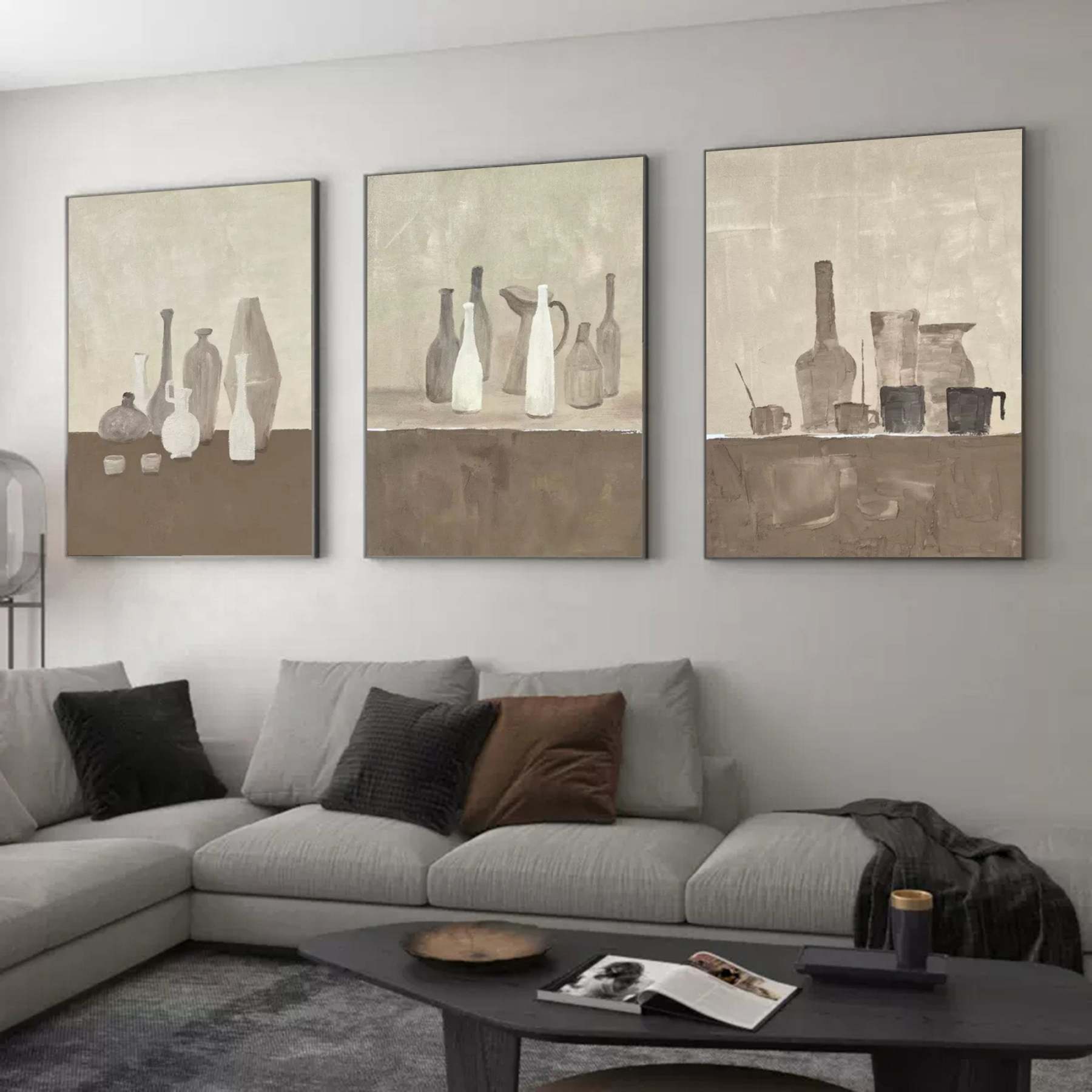 Abstract Painting Set of 3 #SP105-Homemural