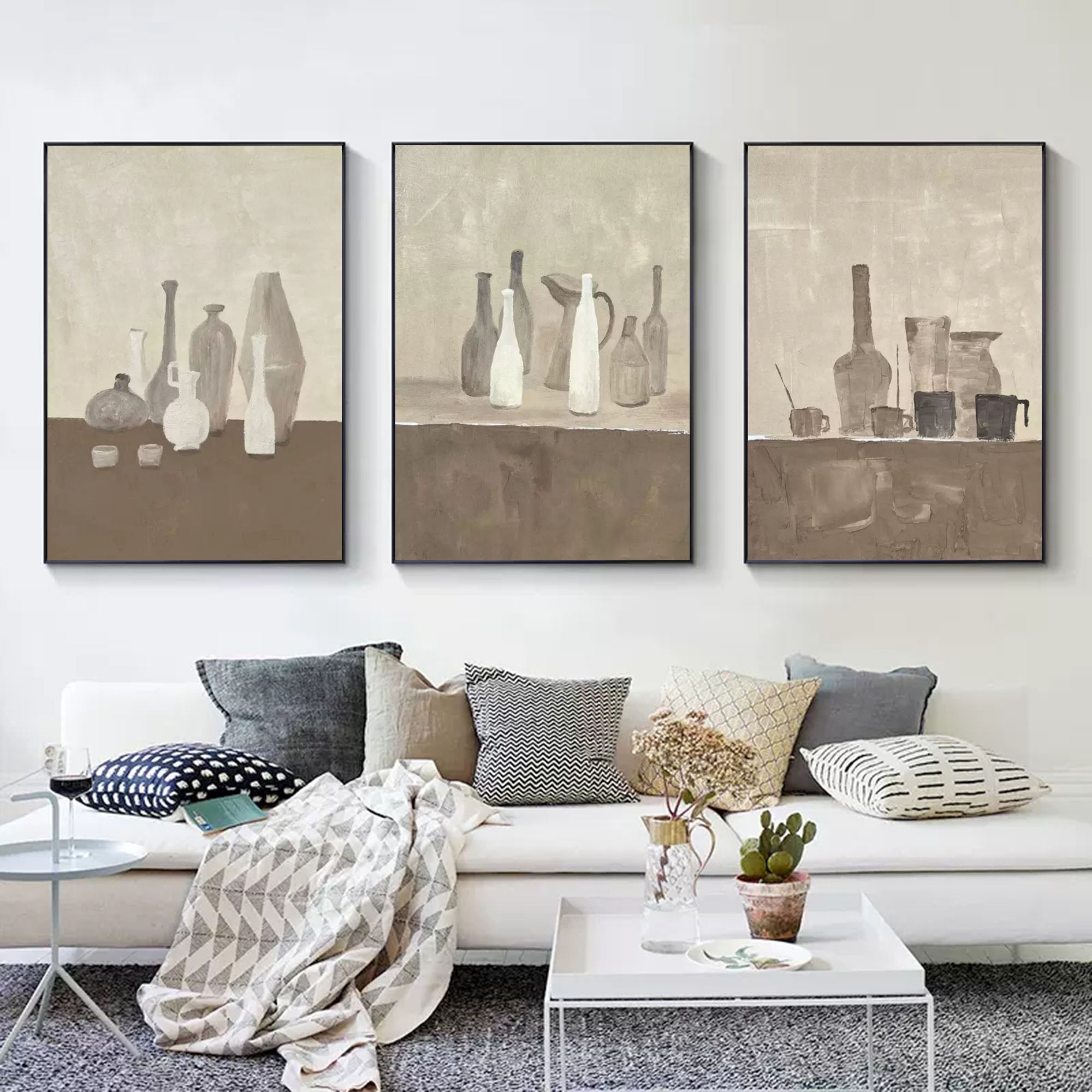 Abstract Painting Set of 3 #SP105-Homemural