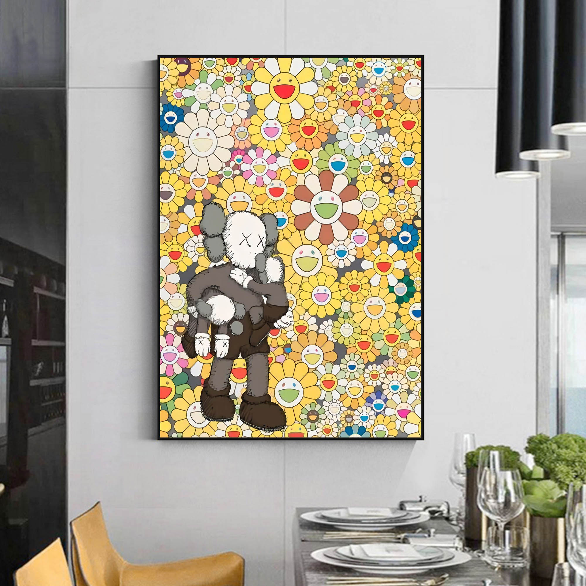 Pop Art Painting hand - painted #HM346-Homemural