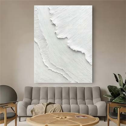 Plaster Art Painting hand - painted #HM510-Homemural