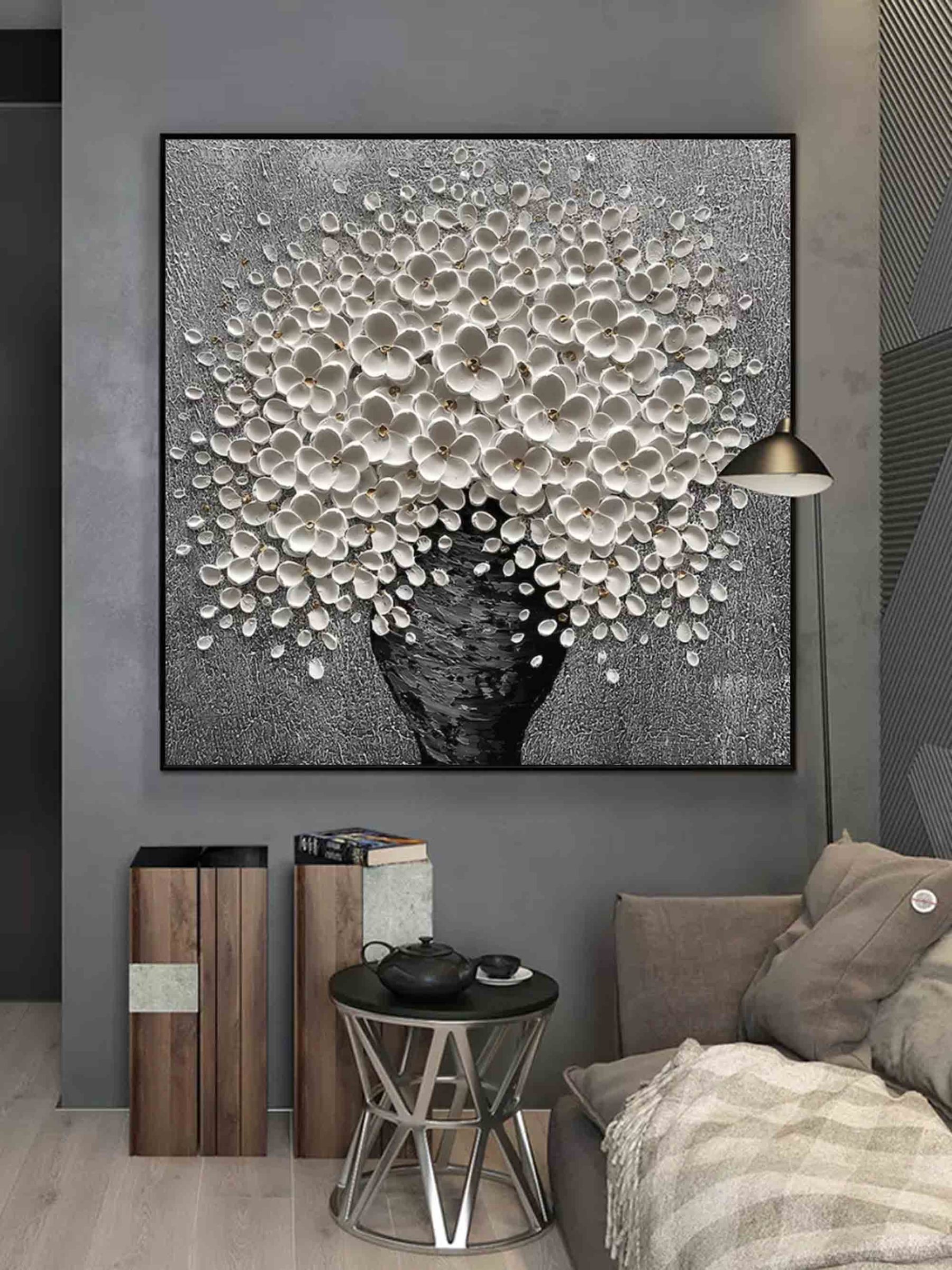 Contemporary Minimalist Art Painting hand - painted #HM678-Homemural