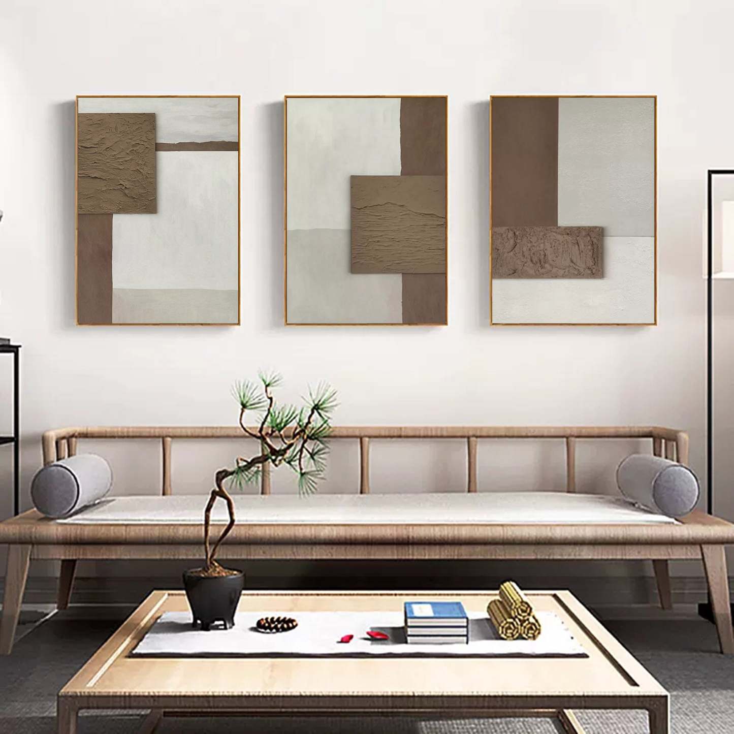 Abstract Painting Set of 3 #SP009-Homemural