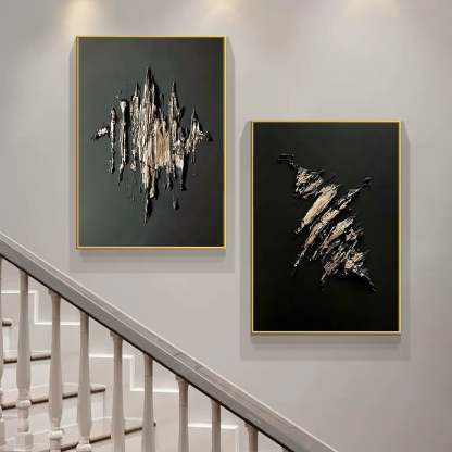 Abstract Painting Set Of 2 #SP059-Homemural