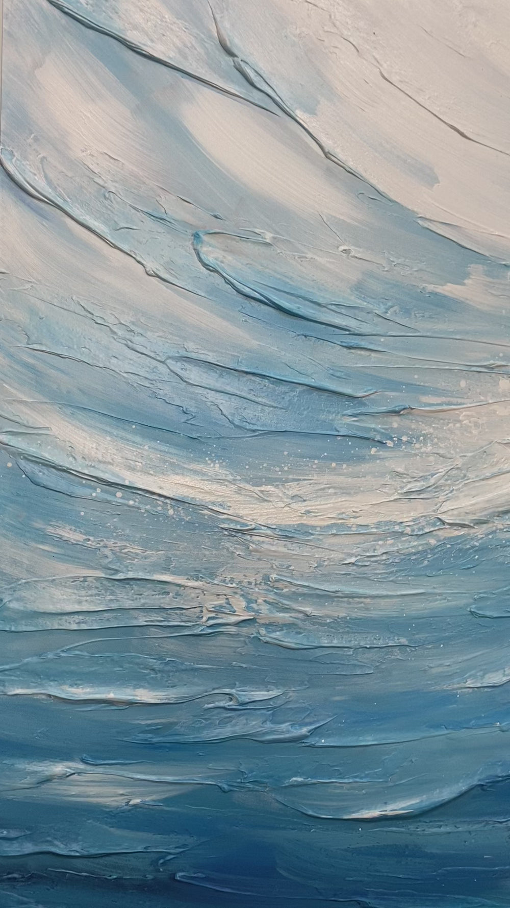 Plaster Art Painting hand - painted #HM1789