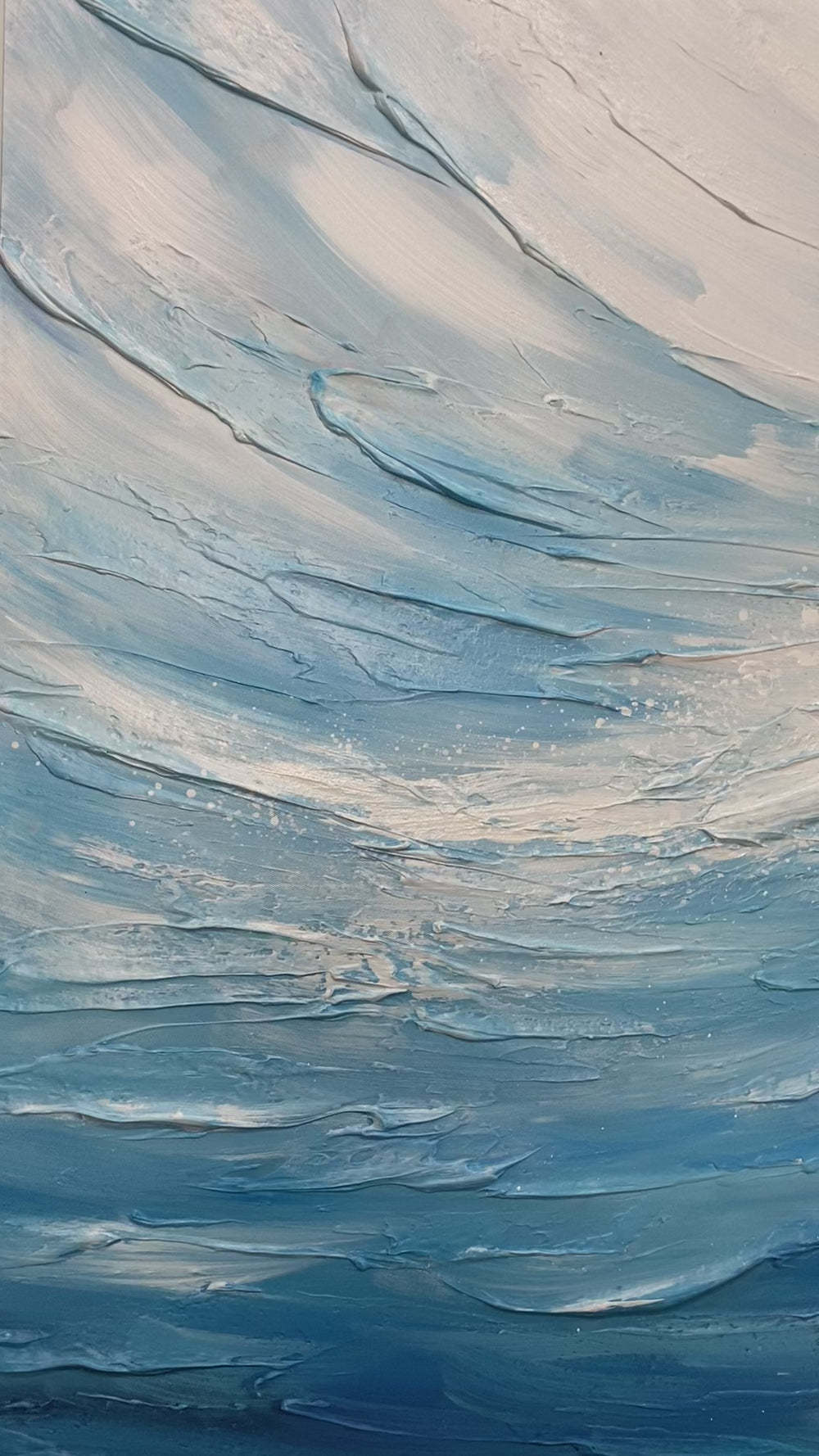 Plaster Art Painting hand - painted #HM1789