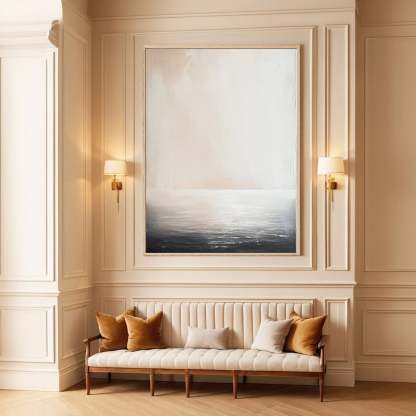 Contemporary Minimalist Art Painting hand - painted #HM1823