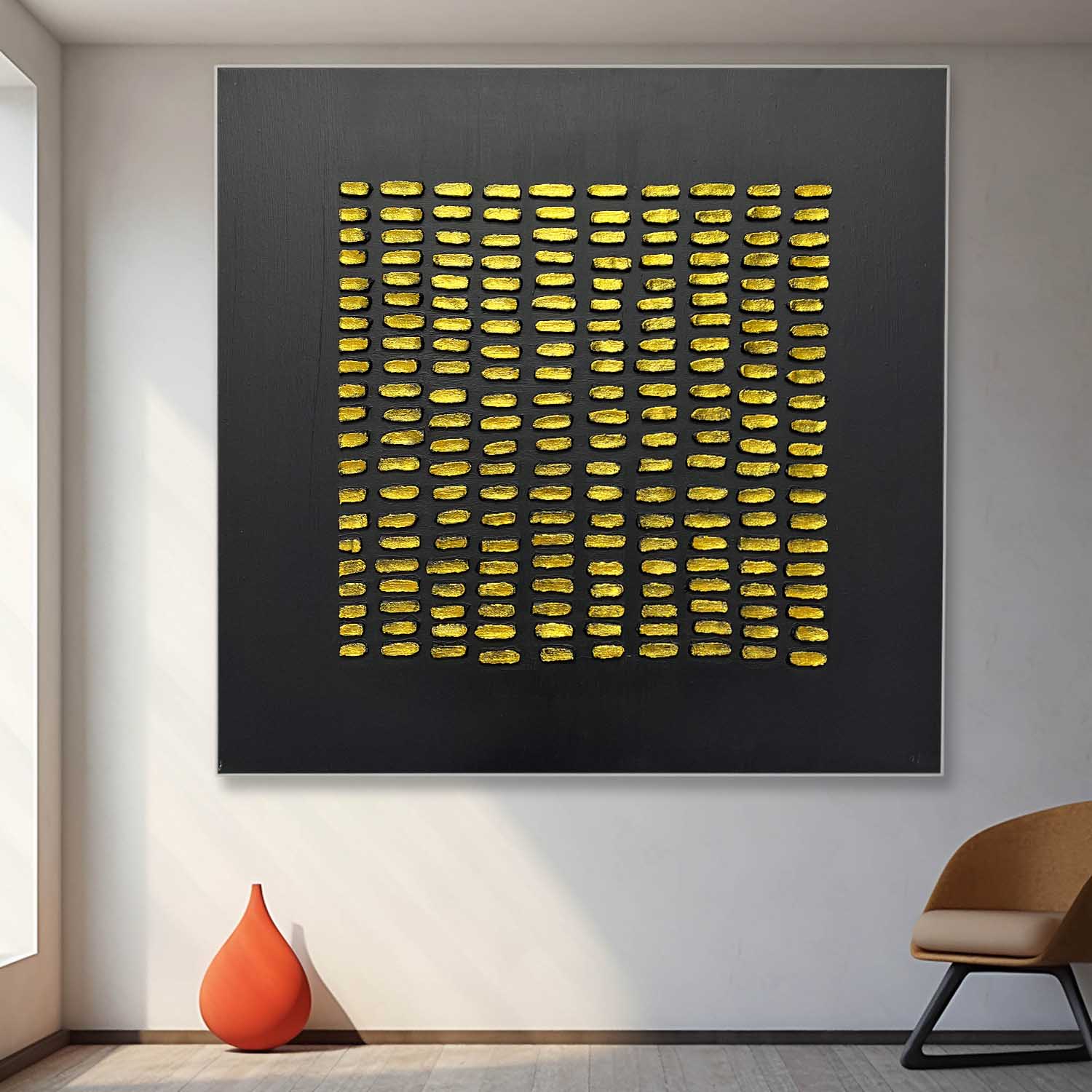 Plaster Art Painting hand - painted #HM1005