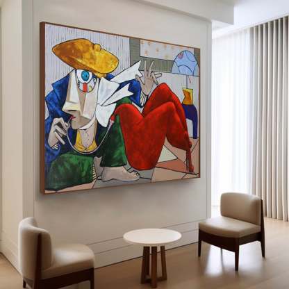 Pop Art Painting hand - painted #HM28