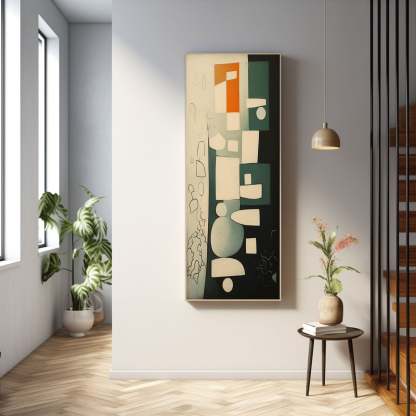 Contemporary Minimalist Art Painting hand - painted #HM446