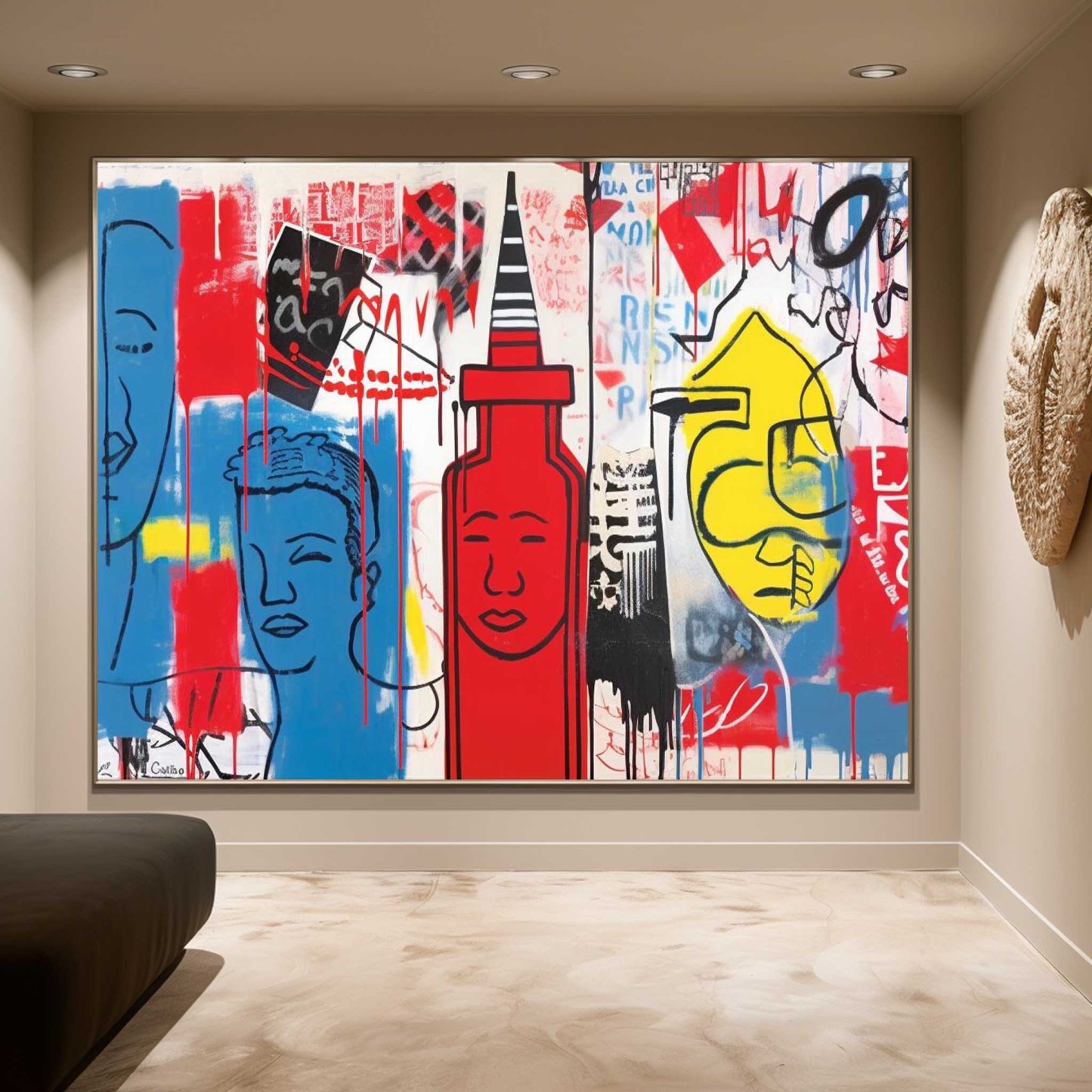 Pop Art Painting hand - painted #HM30