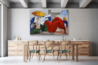 Pop Art Painting hand - painted #HM28