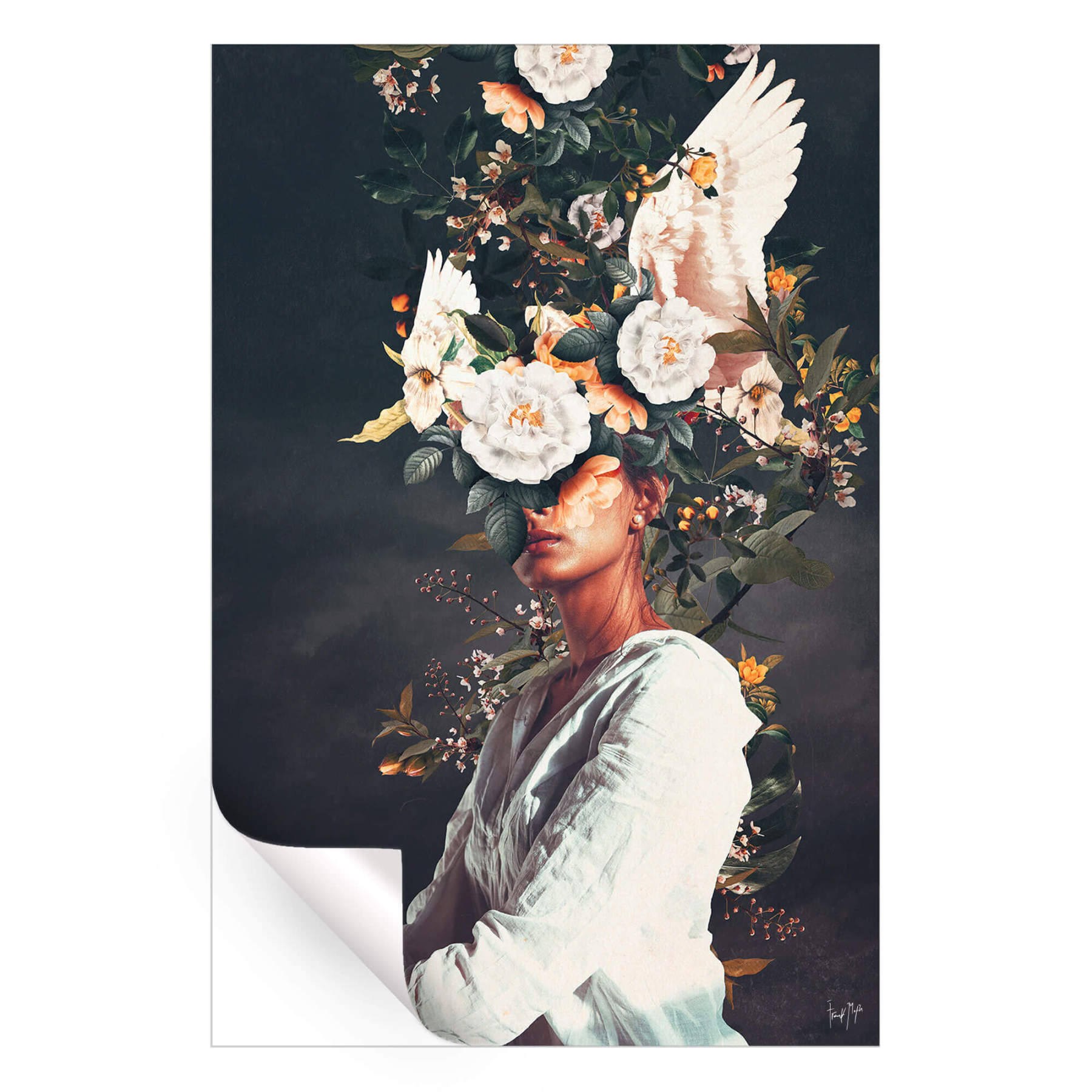 Vintage Portrait Wall Art ArtFab Print #HM1888