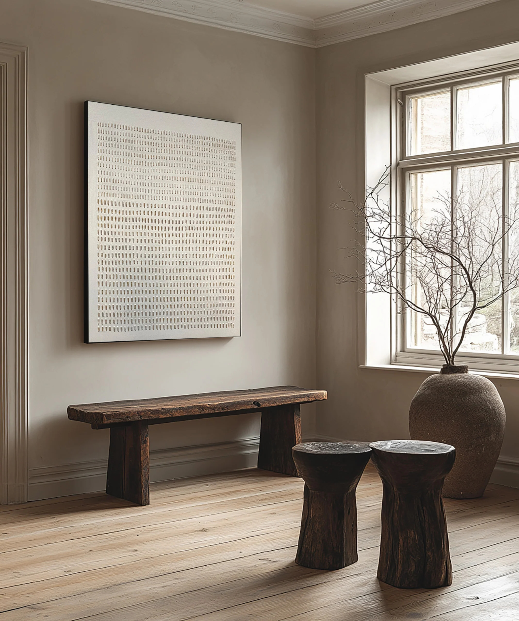 Wabi-Sabi Art Painting hand-painted #HM1839