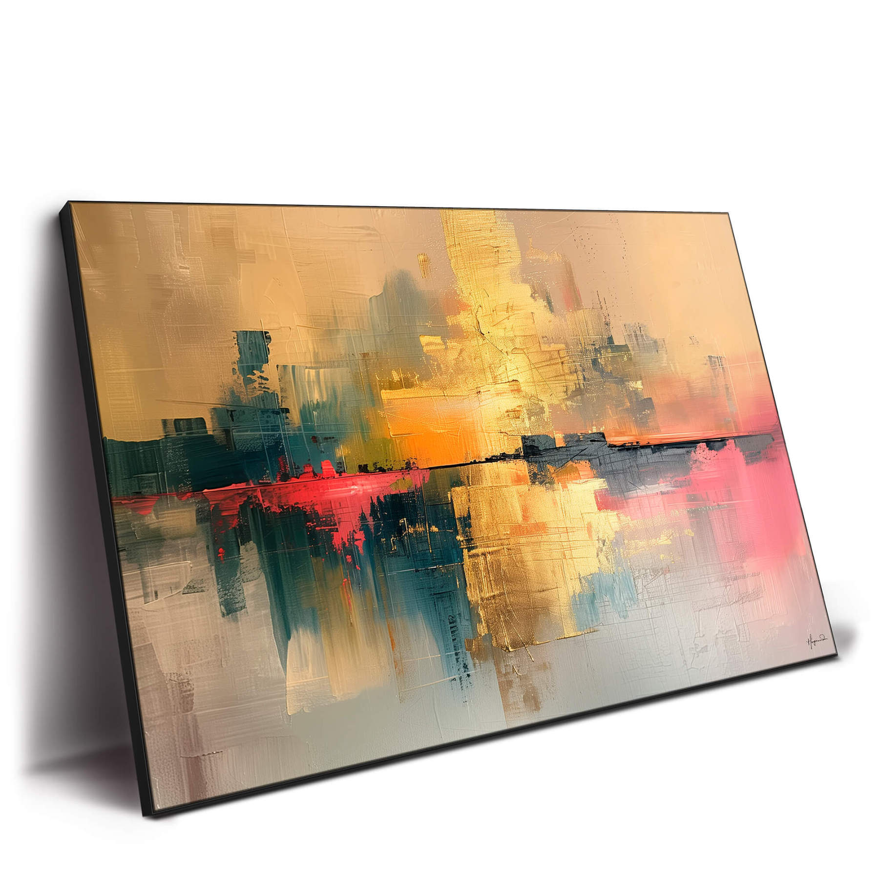 Abstract Landscape Art Painting hand-painted #HM1877