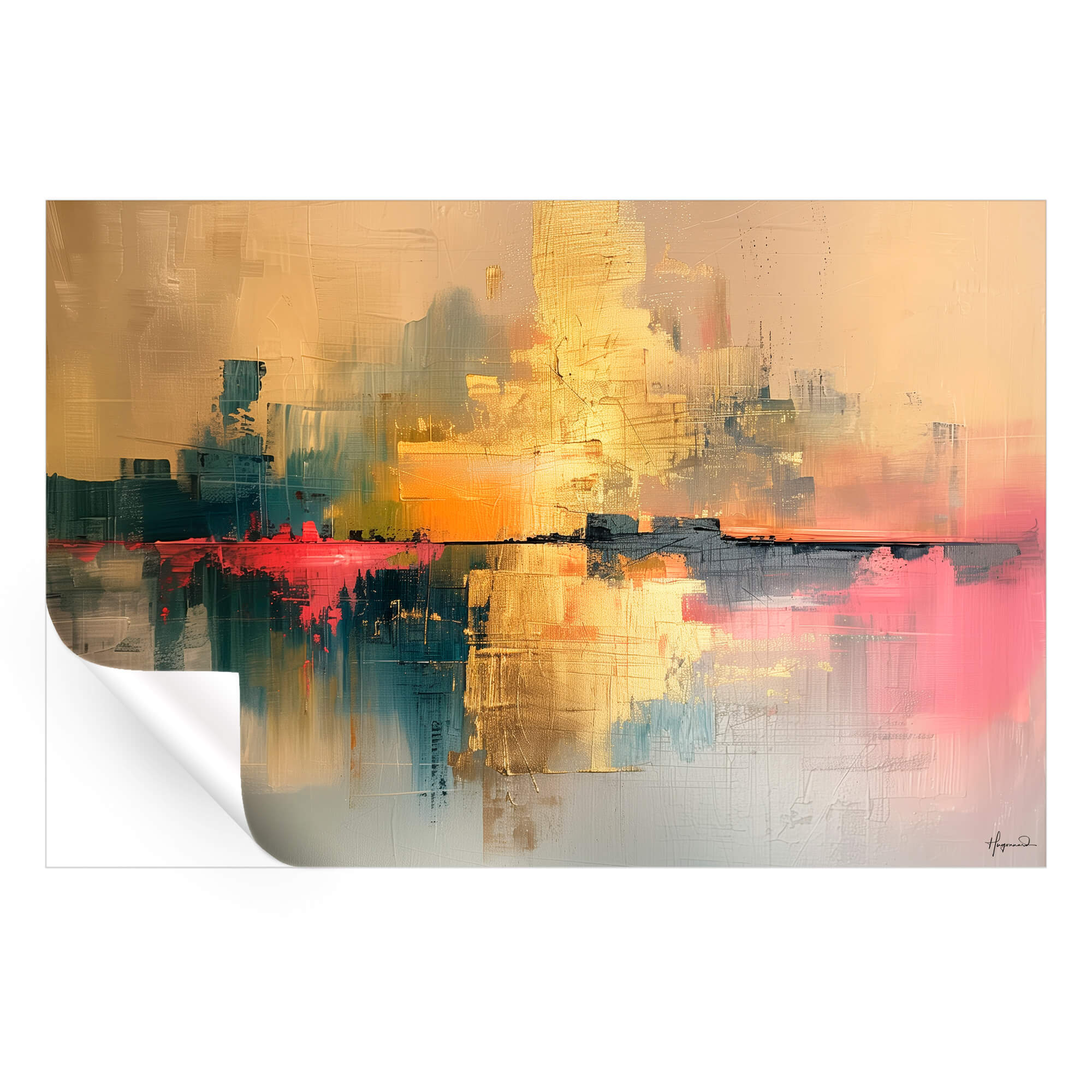 Abstract Landscape Wall Art ArtFab Print #HM1877